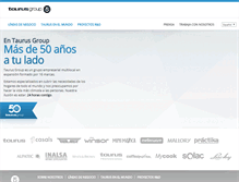 Tablet Screenshot of group-taurus.com